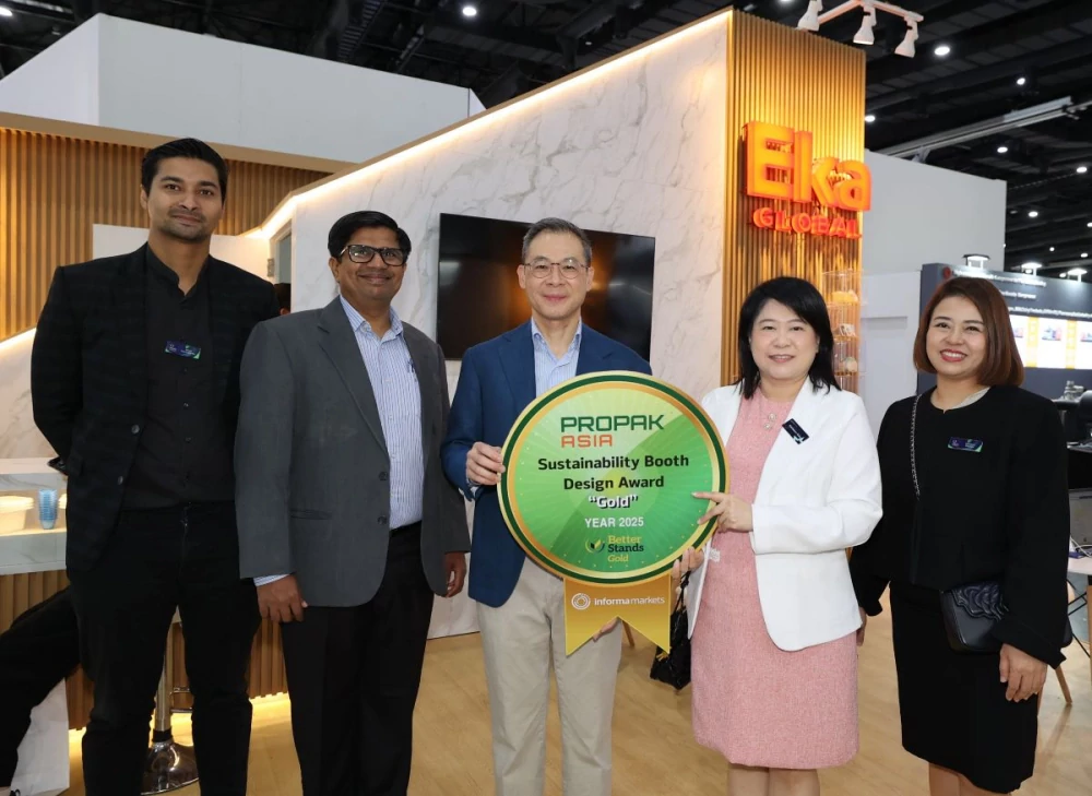 Eka Global receives “Sustainability Booth Design Award” at ProPak Asia 2025